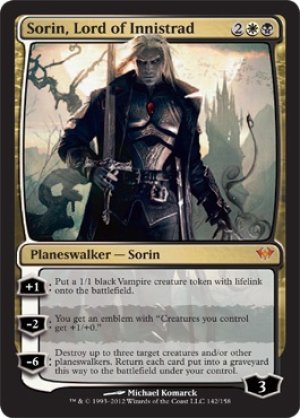 画像1: イニストラードの君主、ソリン/Sorin, Lord of Innistrad [DKA-057ENM]